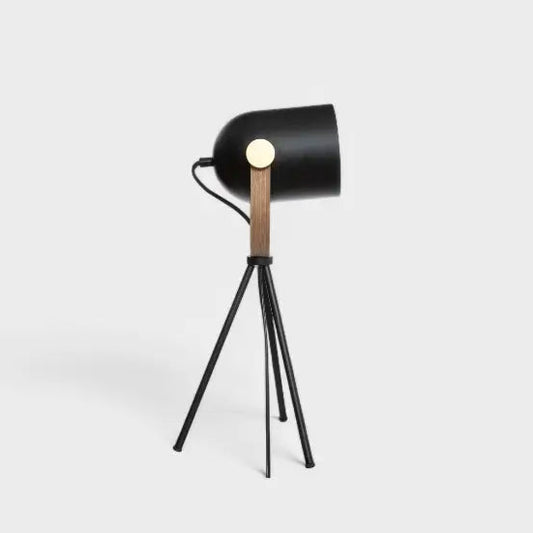 Lampe de bureau atmosphera noire sur trépieds LISE