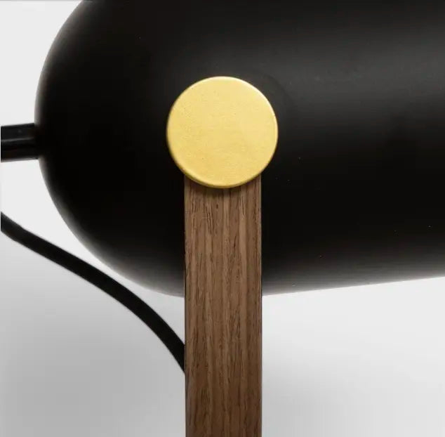 Lampe de bureau atmosphera noire sur trépieds LISE