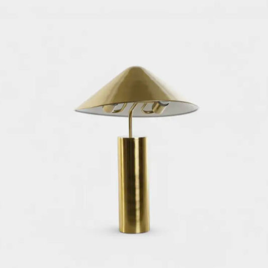 Lampe de bureau dorée LISA