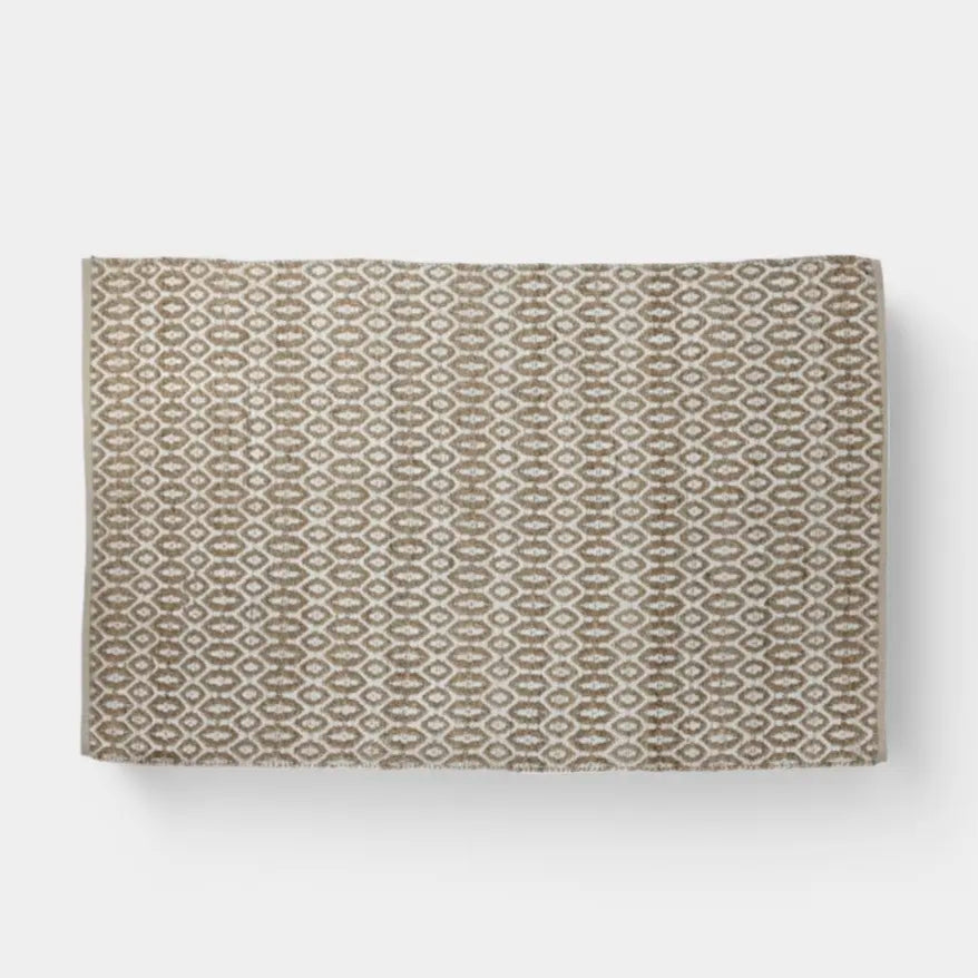 Tapis à motifs géométriques blanc, TAO - 160 x 230