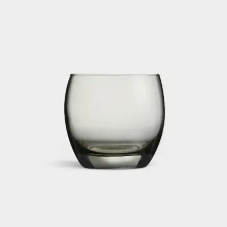 Set de verres fumés arrondis, GALO (6 unités)