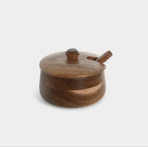 Sucrier en bois d'acacia KAO