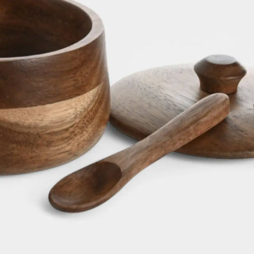 Sucrier en bois d'acacia KAO
