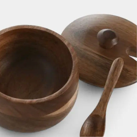 Sucrier en bois d'acacia KAO
