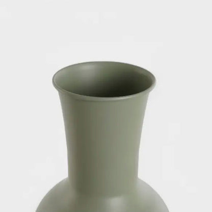 Lot de 2 vases en métal Vert & Crème VELOUR