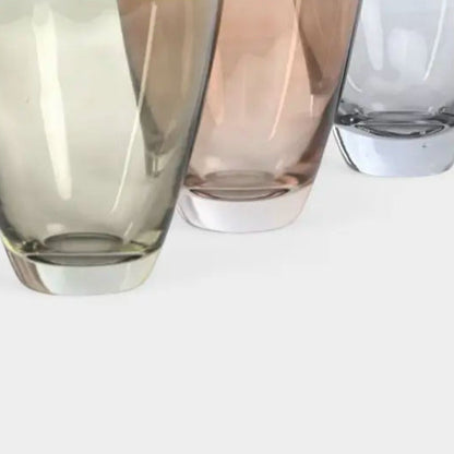 Trio de vases en verre coloré VALTOR