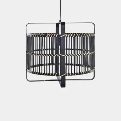 Suspension en bambou noire LUBIE