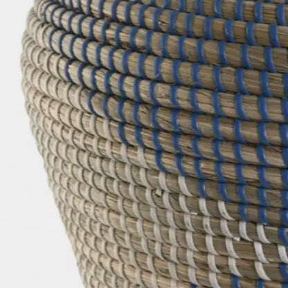 Vase en fibre tressée méditerranéen VELAGGIO S