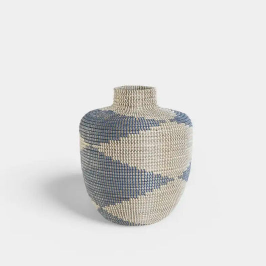 Vase en fibre naturelle VELAGGIO L
