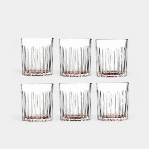 Set de 6 verres texturé GOYA