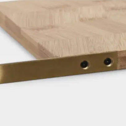 Planche à découper en bambou & métal doré KELSY