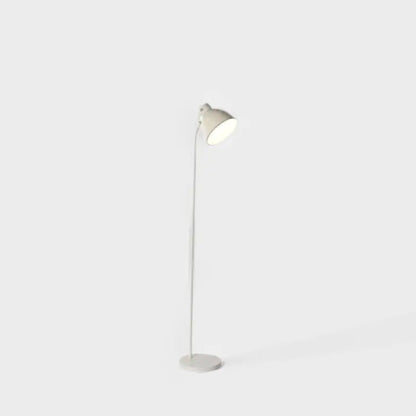 Lampadaire blanc avec liseré bleu LOREL