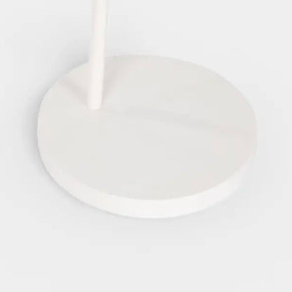 Lampadaire blanc avec liseré bleu LOREL