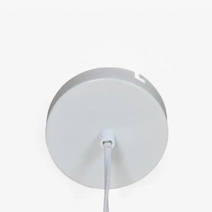 Suspension en métal blanc et doré LOANA