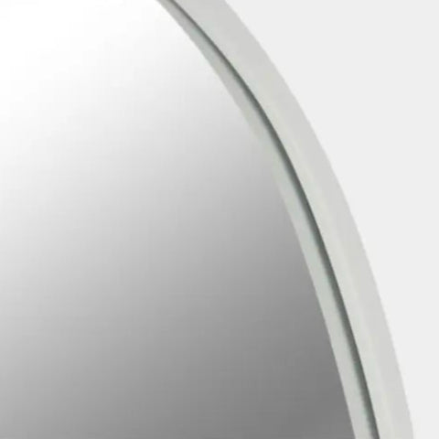 Miroir oblong moderne blanc MIRAIL