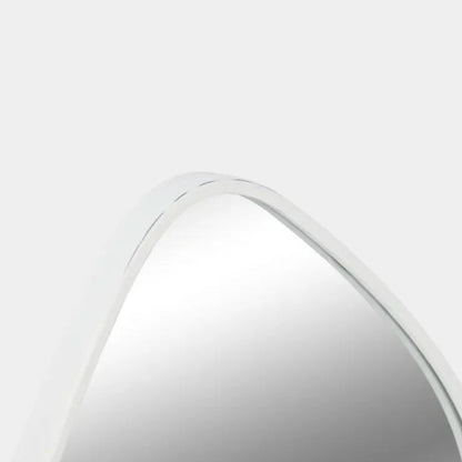Miroir oblong moderne blanc MIRAIL