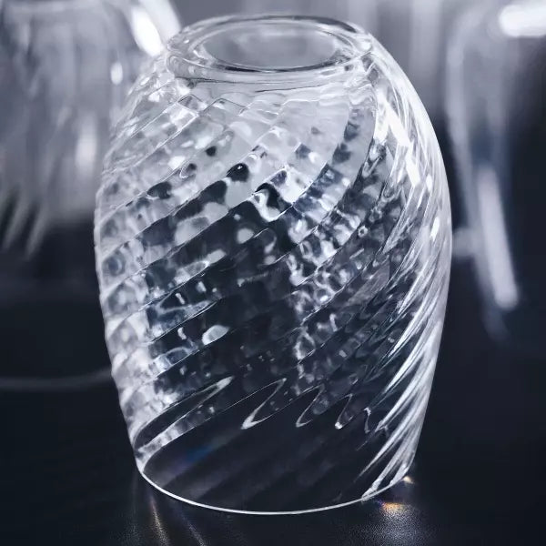 Set de 6 verres en verre transparent GIX