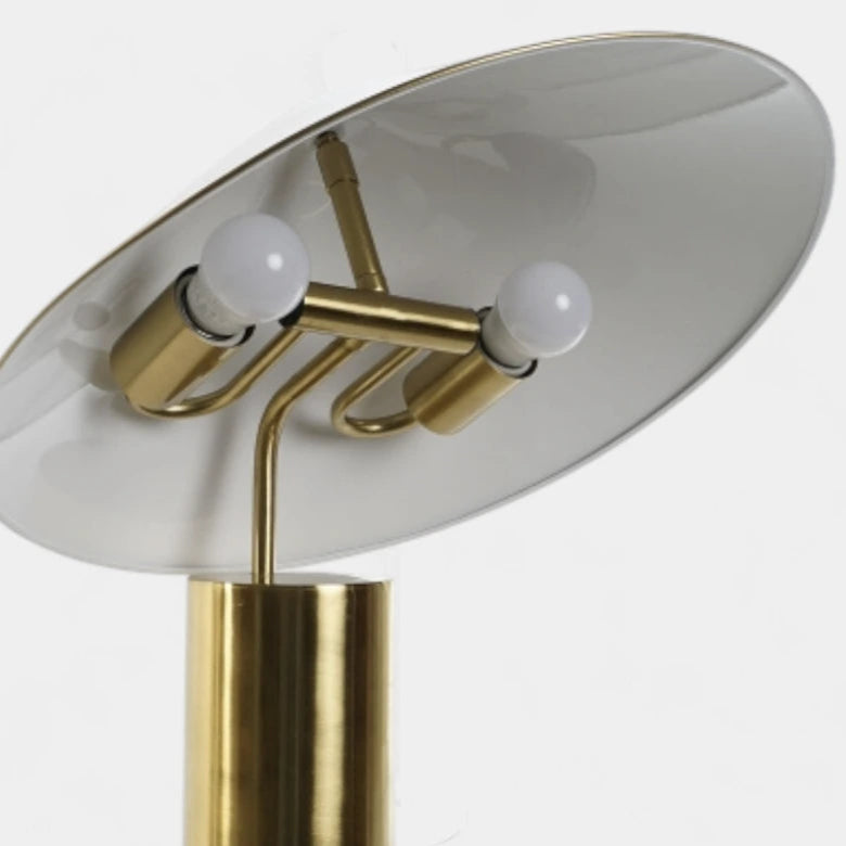 Lampe de bureau dorée LISA