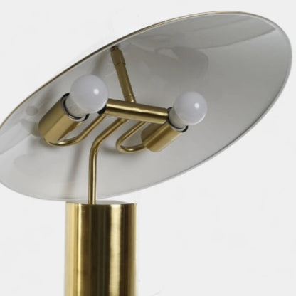 Lampe de bureau dorée LISA