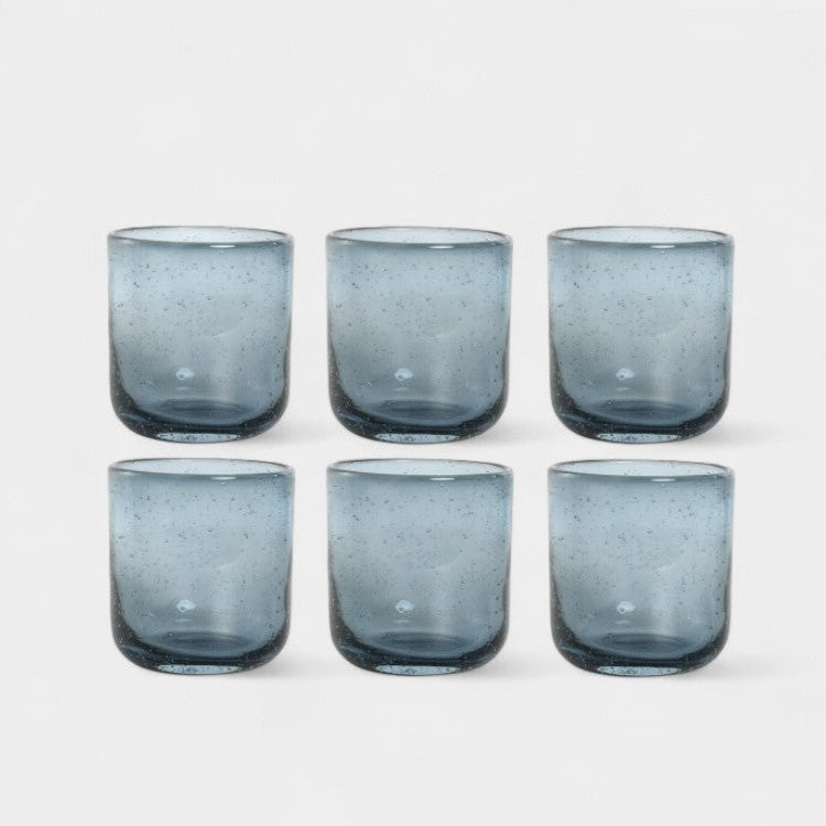 Set de verres bleus GIULIA (6 unités)