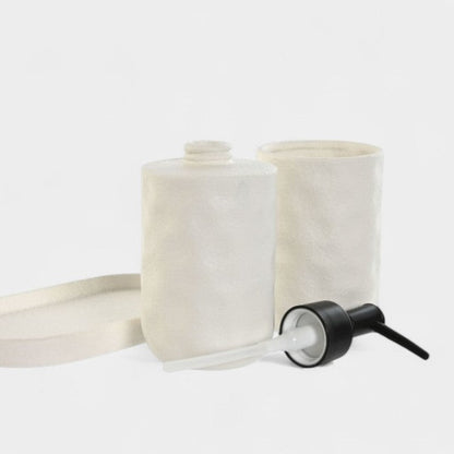 Ensemble de bain blanc et noir texturé ALBANE