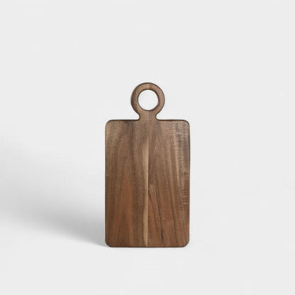 Planche à découper en bois d'acacia avec anse ronde ELORA