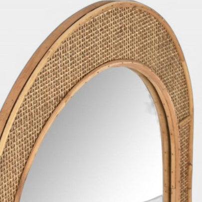 Miroir mural Home ESPRIT Naturel Scandi 51,5 x 2 x 77 cm