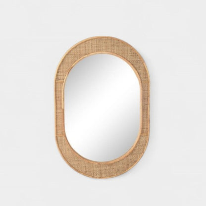 Miroir mural Home ESPRIT Naturel Scandi 51,5 x 2 x 77 cm