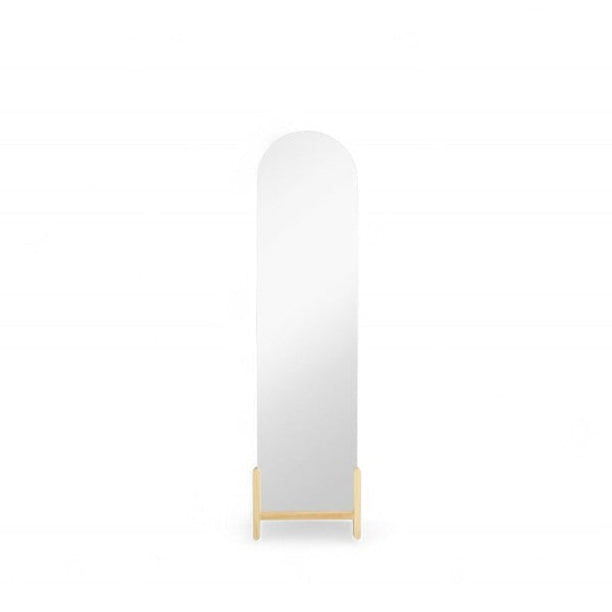Miroir sur pied en bois clair ARMAND