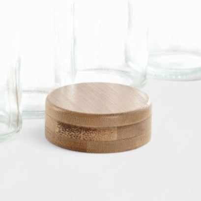 Arbre à épices en verre et bambou  - Set de 4 pots MAEL