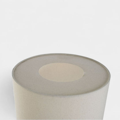 Lampe de table en tissu beige ALMA