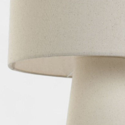 Lampe de table en tissu beige ALMA