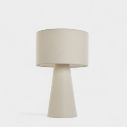 Lampe de table en tissu beige ALMA