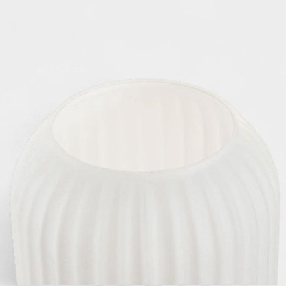 Lampe en verre nervuré & base laiton ASTRE