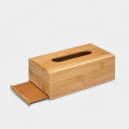 Boîte à mouchoirs en bambou