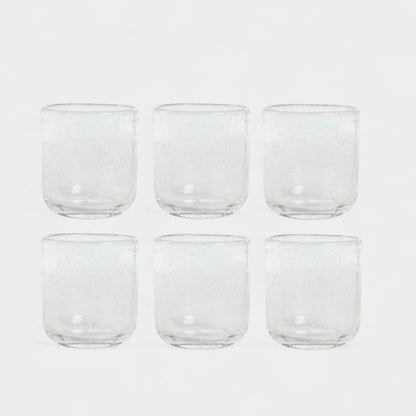 Set de verres transparents GIULIA (6 unités)
