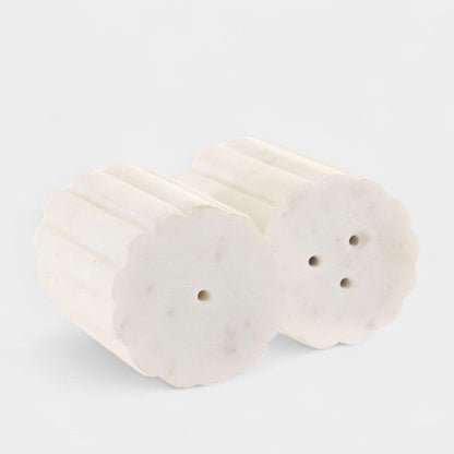 Duo salière et poivrière blanc
