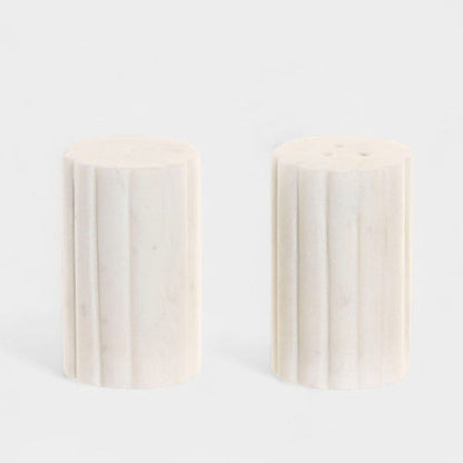 Duo salière et poivrière blanc