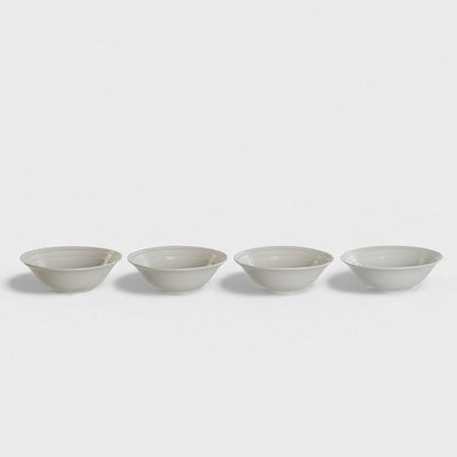 Set de bols en porcelaine blancs