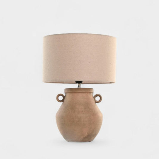 Lampe de bureau terre cuite