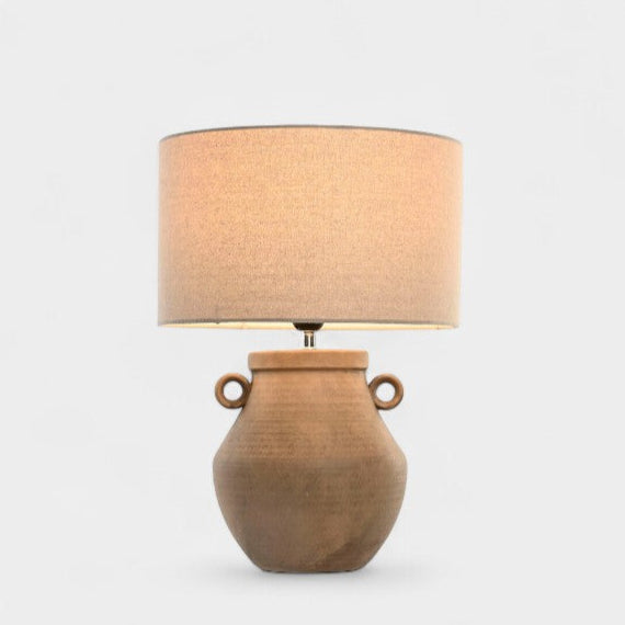 Lampe de bureau terre cuite