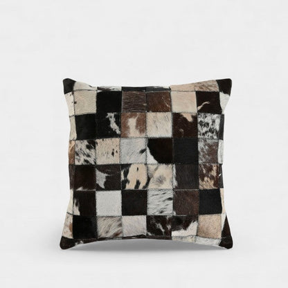 Coussin patchwork animalier