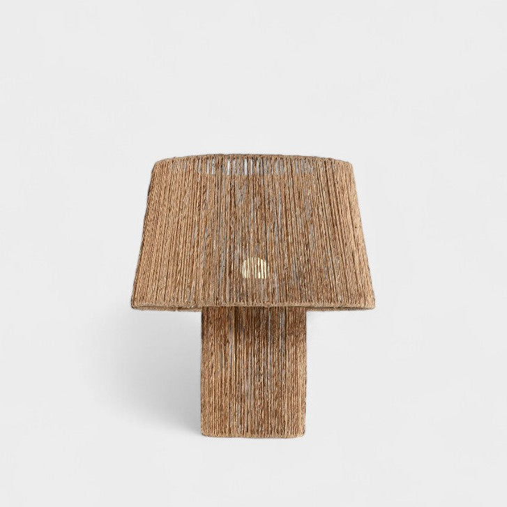 Lampe en jute naturelle
