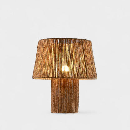 Lampe en jute naturelle