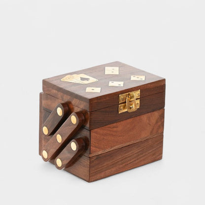 Coffret de jeux en bois