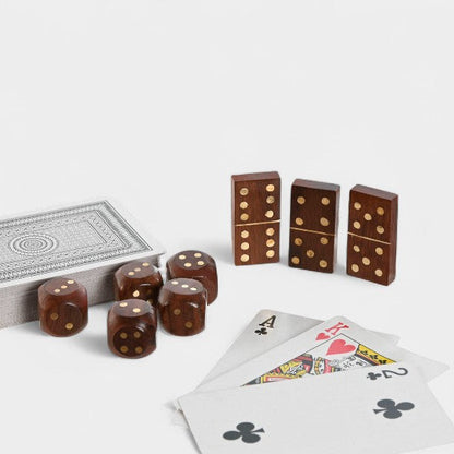 Coffret de jeux en bois