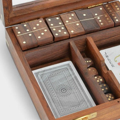 Coffret de jeu en bois