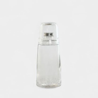 Bouteille d'eau en verre intégré transparent
