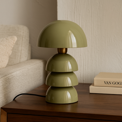 Lampe à poser design vert sauge