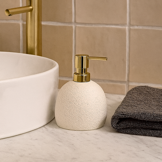 Distributeur de savon galet blanc GLADIS